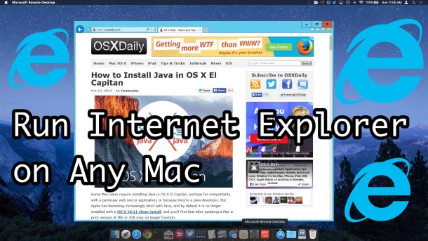 internet explorer for mac apple